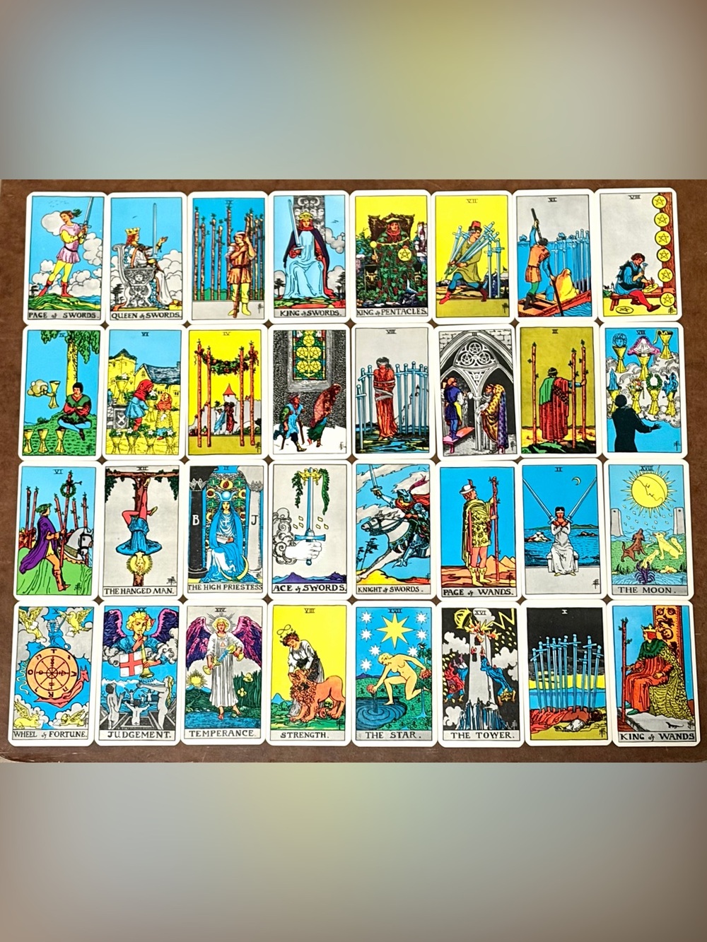 Vintage- 1st deck- Rider-Waite Tarot Cards • 2nd Aquarian Ouroboros Tarot Cards
